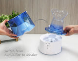 Warm Mist Humidifier & Steam Inhaler, 0.5 Gal, Quiet for Bedroom, Sinus Relief, FSA HSA Eligible
