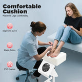 Professional Pedicure Stool w/Dust Cleaning Fan Nail Bench Manicure Chair Beauty Salon