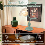 3 Color Temperatures Nightstand Lamp W/ E26 LED Bulb for Bedroom Office