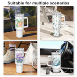 12Pack Sublimation Tumblers,40 OZ Stainless Steel Double Insulated Water Bottle
