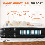 JHK Queen Twin Size Air Mattress Weight Capacity 660 lbs Air Bed for Bed