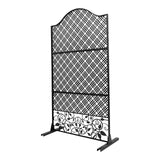 Metal Privacy Screen, Outdoor Privacy Screen for Balconies, Patios, Gardens