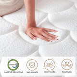14 inch Medium Firm Memory Foam Mattress, Fiberglass Free