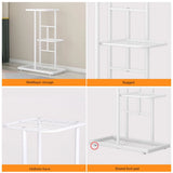 8 Tier Metal Plant Stand Metal Rack, Multiple Flower Pot Holder Shelves Corner Rack, Plante