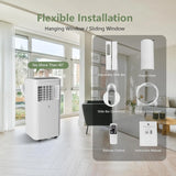 10000 BTU Portable Air Conditioner with Window Vent Kit, 3-in-1,450 Sq.ft.
