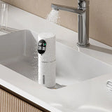 Automatic LED 320ML Liquid Foam Soap Dispenser 5 Adjustable Levels Rechargeable Soap Device Can Wall Mount for Bathroom Kitchen
