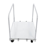 36*24 Flat Dolly Cart 2000 Lbs Hand Push Pull Cargo Handling Trailer with 4 Wheels