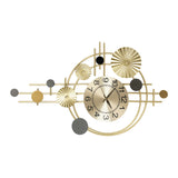 Wall Clock Modern Decorative Art Clock Silent Wall Clock Iron Wall Decoration