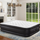 JHK 22IN Queen Size Air Mattress for Bed Home or Camping, Weight 660 lbs