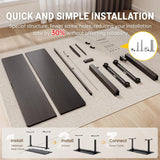 47.2" Electric Standing Desk with Memory Presets, Adjustable Height Computer Table