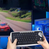 Mini 2.4G Wilreless Keyboard Trackball Keyboard for Laptop