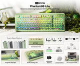 KiiBOOM Phantom98 Lite 1800 ANSI US Layout Wired/BT/2.4GHz Wireless Mechanical Keyboard VIA