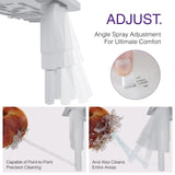 Bidet Attachment for Toilet, Non-Electric Bidet Ultra-Slim Dual Nozzle (Feminine/Rear Wash),