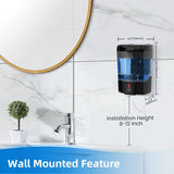 Automatic Soap Dispenser Wall Mount 600ml Touchless Electric Sensor Pump for Home Kitchen Bathroom