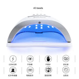 SUNX5Max 150W UV LED Nail Lamp For Fast Drying Gel Nail Phototherapy Machine 45 LEDs Manicure