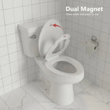Elongated Toilet Seat with Quick-Release And Quick-Attach Plastic Toilet Seat with Soft Close