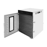 20-Trays Stainless Steel Food Dryer,110V Silver Rectangular Food Dehydrator 46*40*60cm
