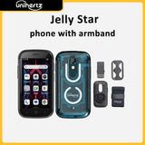Unihertz Jelly Star Mini Smartphone Android 13 8GB 256GB Led Light Unlocked Transparent Backshell Cellphones 48MP Portable Phone