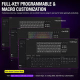 Full-Size Programmable Mechanical Keyboard with RGB Backlight