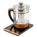 1.8L Electric Glass Tea Kettle - Multifunction Hot Water Boiler with Keep Warm & 6 Temp Settings
