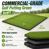 5x4ft Golf Turf Mat | Training Aid Practice Equipment | Outdoor Indoor