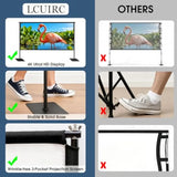 Projector Screen with Stand 120 Inch Indoor Outdoor Portable Projection