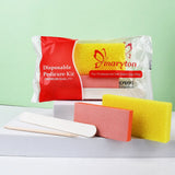 800 Sets/Carton Disposable Pedicure Kits Nail Sets Sand File Buffer Sponge