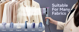 Jack ＆ Rose Travel Steamer for Clothes,100-220V Portable Iron,15s Heat Up,Steamer ＆ Iron 2 In 1, Travel Size,Large Ceramic Heat Panel