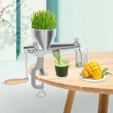 Manual Juice Squeezer Fine Filter Fruit&Vegetable Squeezer Barley Juicer Stainless Steel