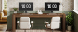Tribesigns 79-Inch Extra Long Desk, Two Person Double Desk for Home Office