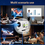 2026 New 1080P Projector Portable Wired w/ Speakers For Phone Movies