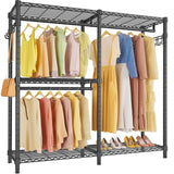 V4 Heavy Duty Clothing Rack for Hanging Clothes 810lbs Load Capacity