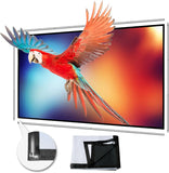 Foldable 70" Projector Screen w/ Lightweight Telescopic Pole Frame for Home