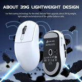 Attack Shark R6 Lightweight Wireless Gaming Mouse, PAW 3950Max Sensor Computer Mouse