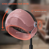 Ionic Hooded Hair Dryer 1875W Professional Standing Dryer with 3 Heat Settings,