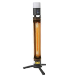 1500W Indoor Outdoor Space Heater W/ 3 Heat Settings and Timer for Patio