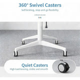 Portable Folding Conference Table on Wheels with Edge Lip - Ideal for Meetings