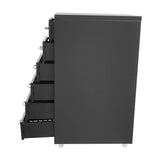 6 Drawer File Cabinet with Lock, Vertical Filing Storage Cabinets with Wheels