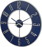 Activity priceBlue Steel Oversize Wall Clock |Model C4809, 27" Diameter