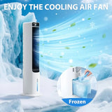 Portable evaporative air cooler for home bedroom office use, remote control