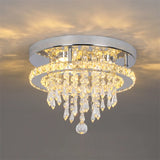 Modern K9 Luxury Crystal Ceiling Lamp Smart Led Living Dining Room