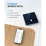 Smart WiFi Body Scale with Bluetooth Connectivity for Bathroom Use: Advanced 13Parameter Body Composition