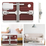 Laptop Bed Tray Table, Height Angle Adjustable Laptop Bed Stand