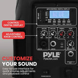 ch 700 Watt Max Power Output Speaker with Microphone, Bluetooth Wireless