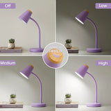 Touch Dimmable LED Desk Lamp with Flexible Gooseneck for Home Office
