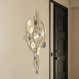 Wall Clock Modern Decorative Art Clock Silent Wall Clock Iron Wall Decoration