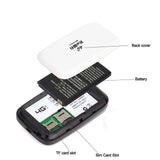 KuWFi 4G Mobile Router 150Mbps Wirelress Wifi Hotspot Protable LTE Router 2400mAh 4G Mini Router Low Power with SIM Card Slot