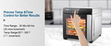 8-Tray Stainless Steel,600W with 4 Presets & Digital Timer for Jerky, Fruit, Herbs