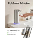 Automatic Foaming Soap Dispenser Touchless, 0.2s Fast Sensor, USB-C Rechargeable