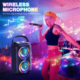 W-KING 180W Peak Party Large Bluetooth Speaker Portable Wireless